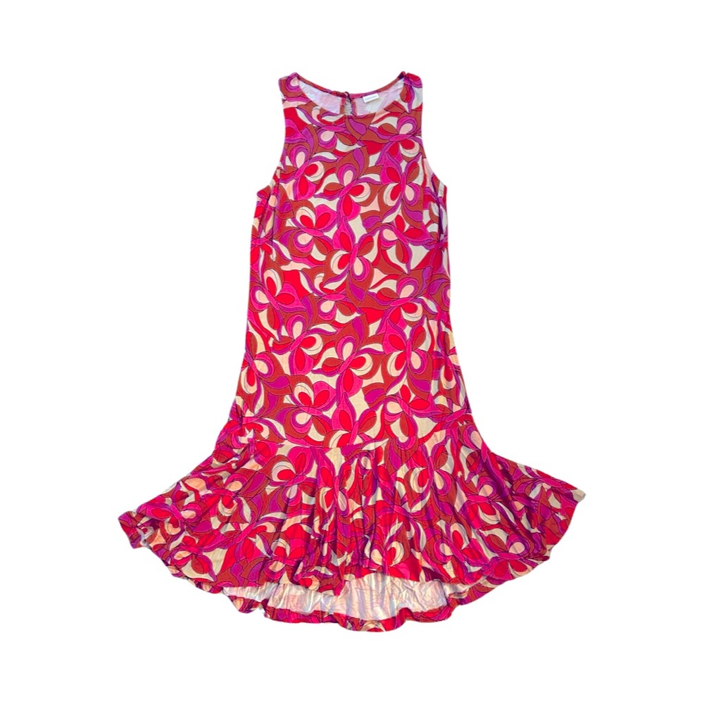 LASCANA Multicolored Elegant Boho Abstract Butterfly Dress - Picture 2 of 3